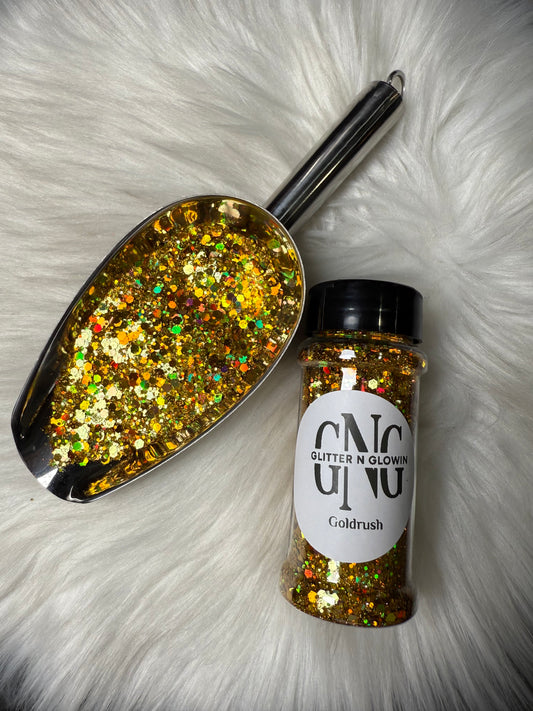 Goldrush holographic glitter