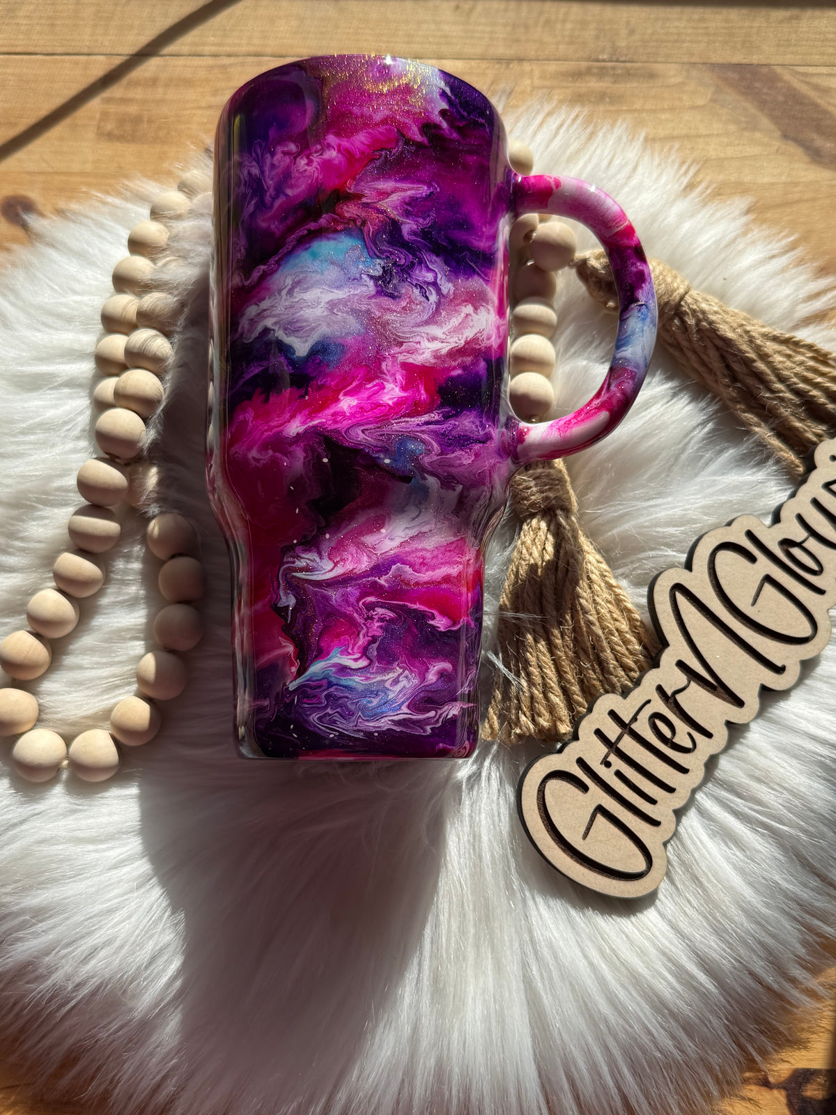 22. 24oz Traveler – Pink & purple inks w/decal