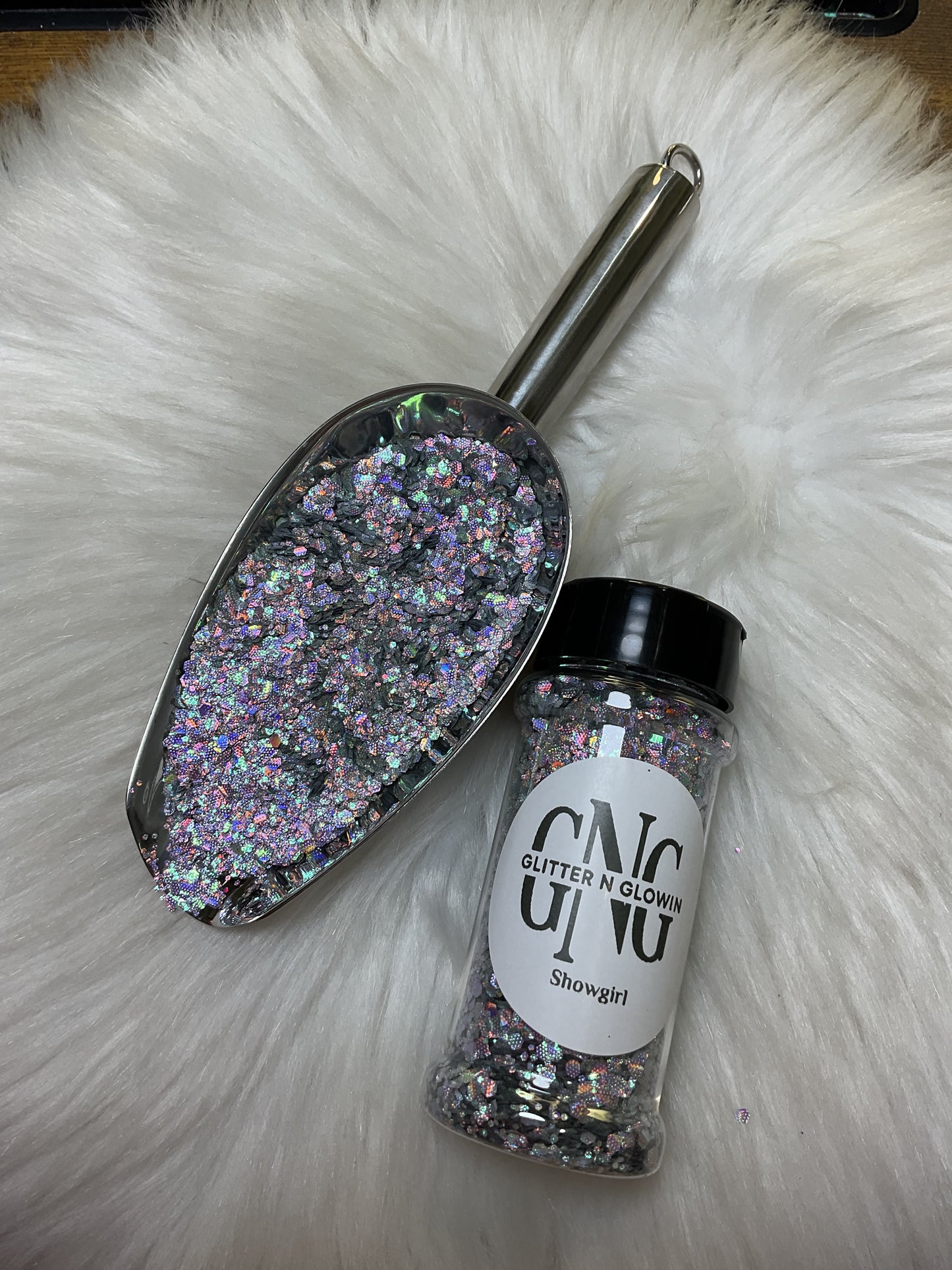 Showgirl chunky embossed glitter
