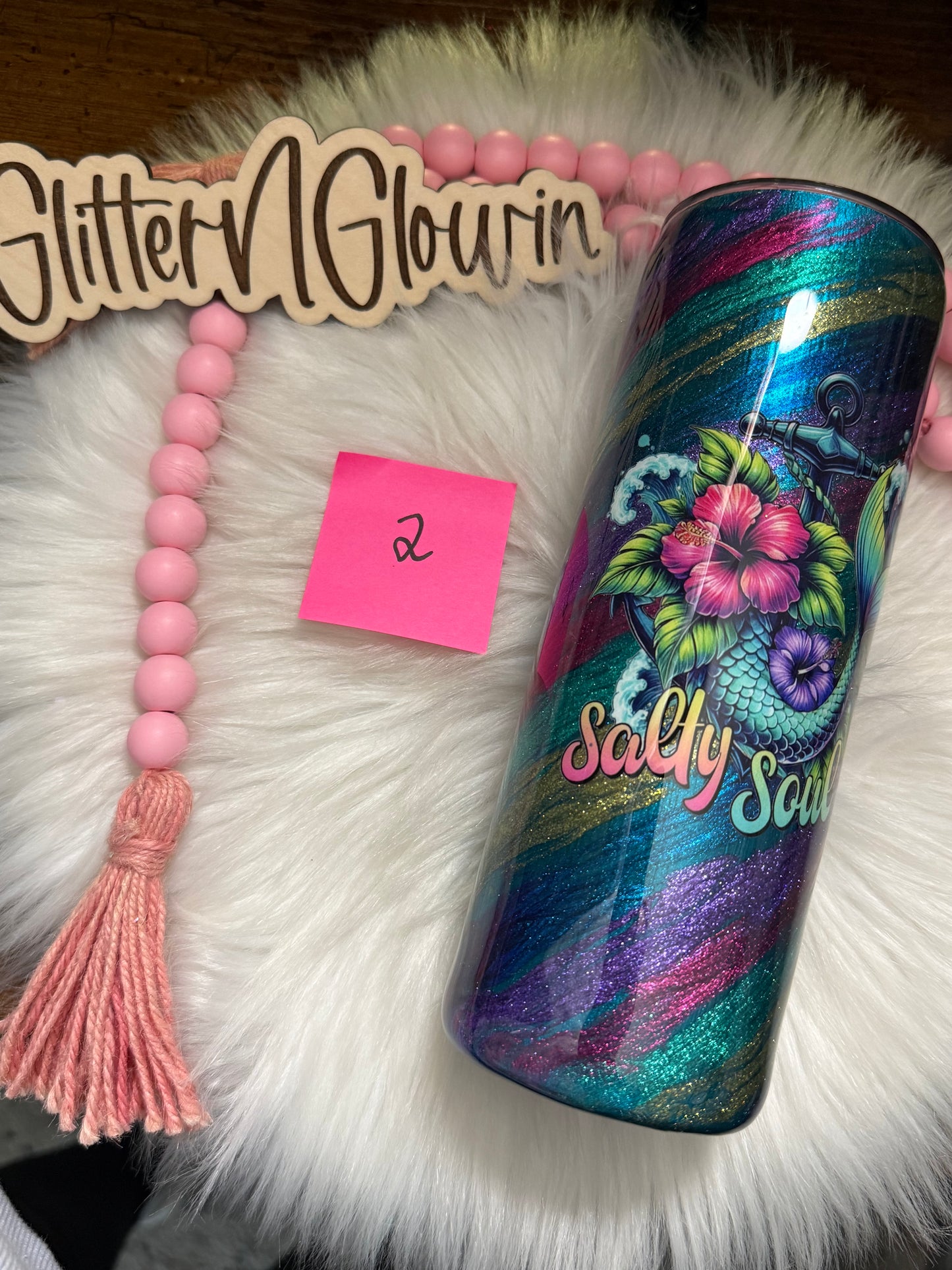 2. 20 oz Skinny Vesper – Pigment w/ pigments diagonally