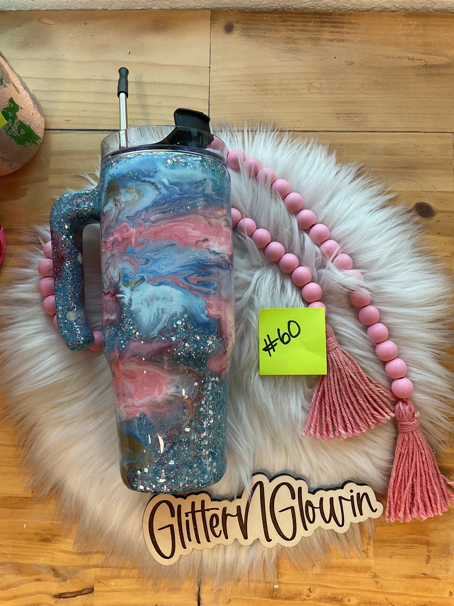 60. 30oz Grippy – Cotton Candy Skies