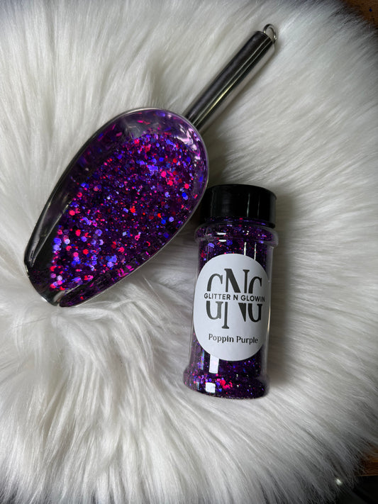 Poppin Purple Chunky Color shift glitter