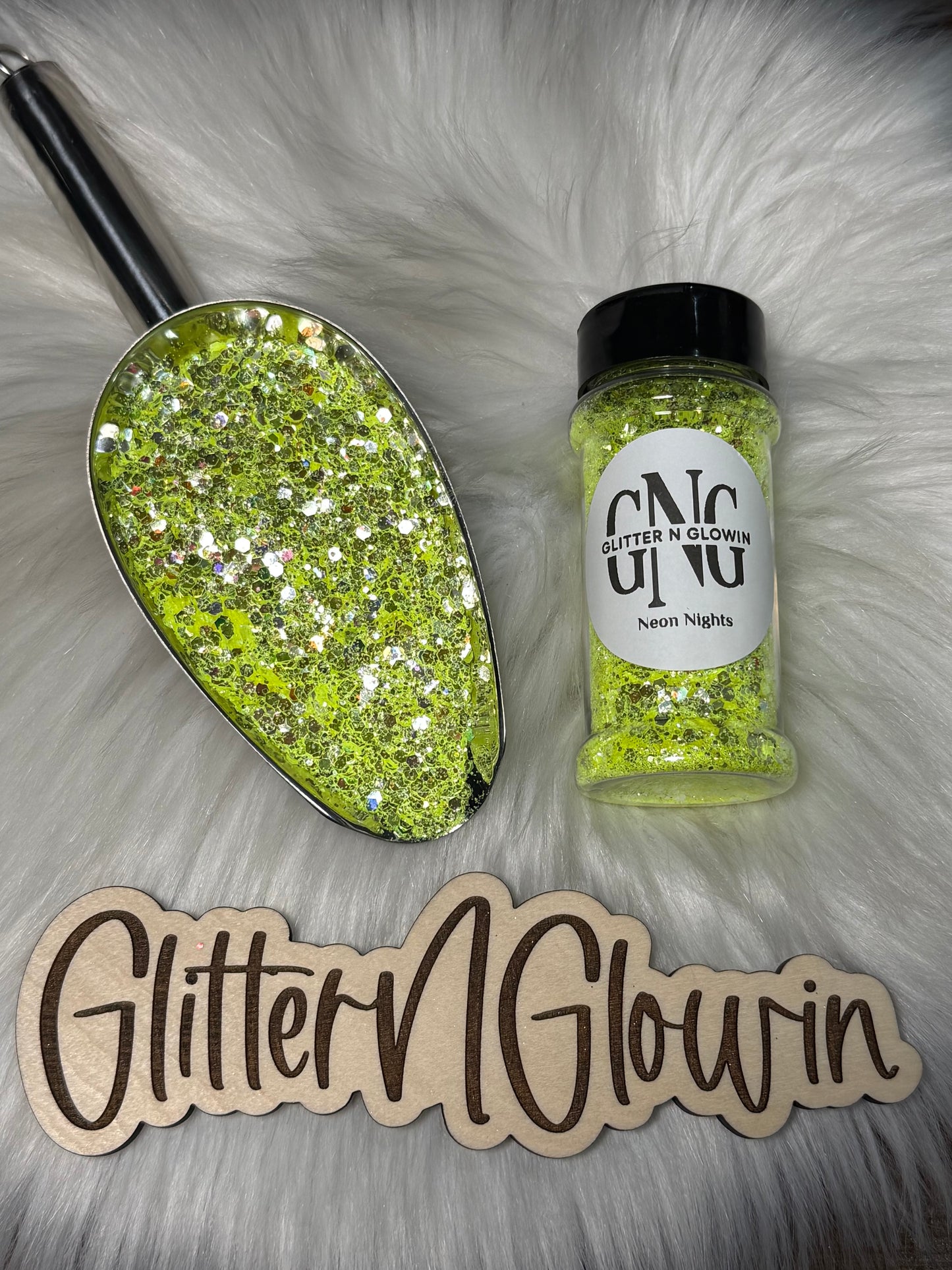 Neon Nights chunky glitter