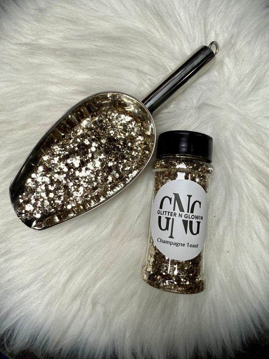 Champagne Toast chunky glitter