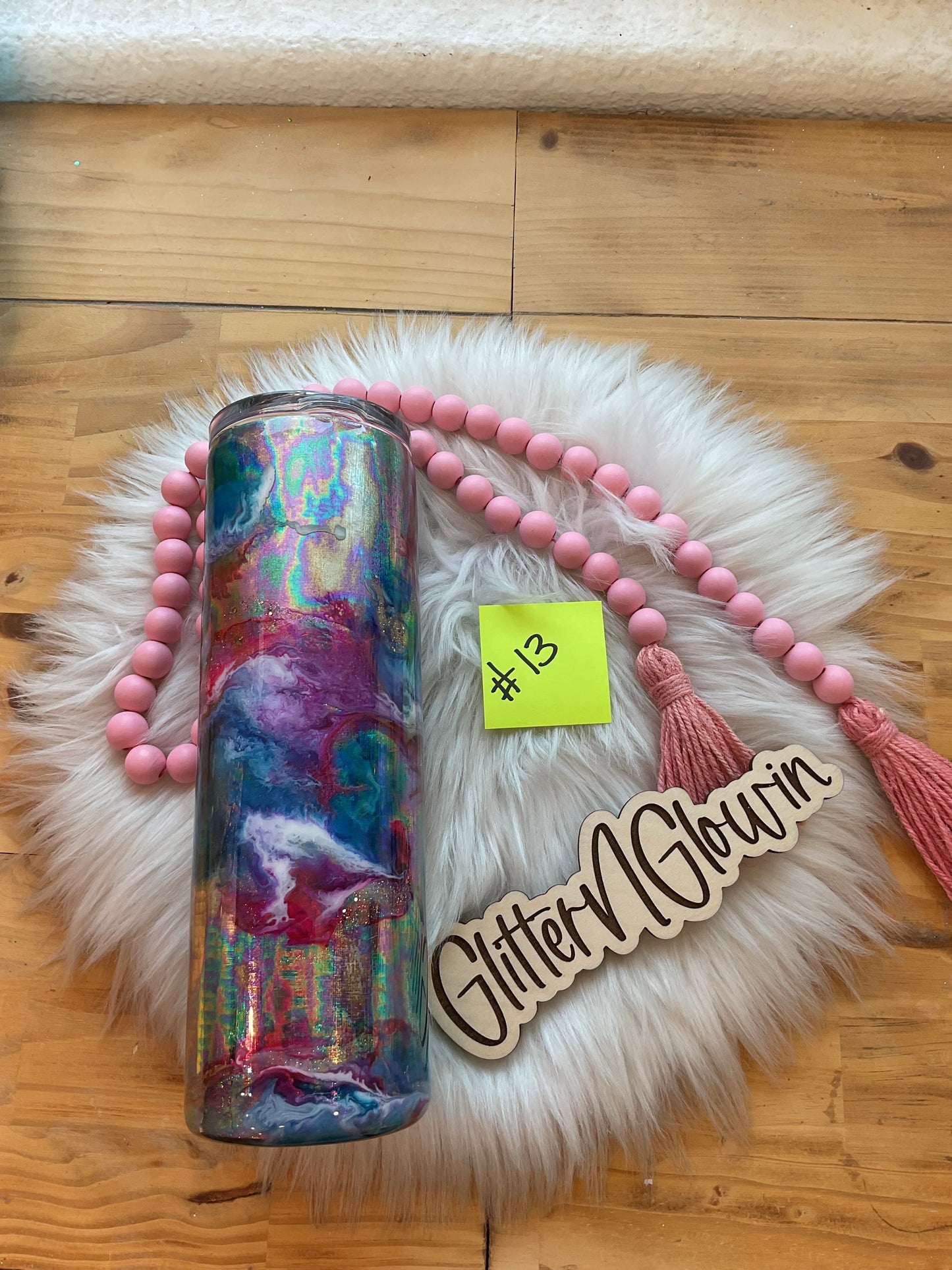 13. 30oz Skinny – Oil Slick foils w/ inks