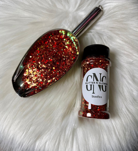 Bonfire Chunky Color shift glitter