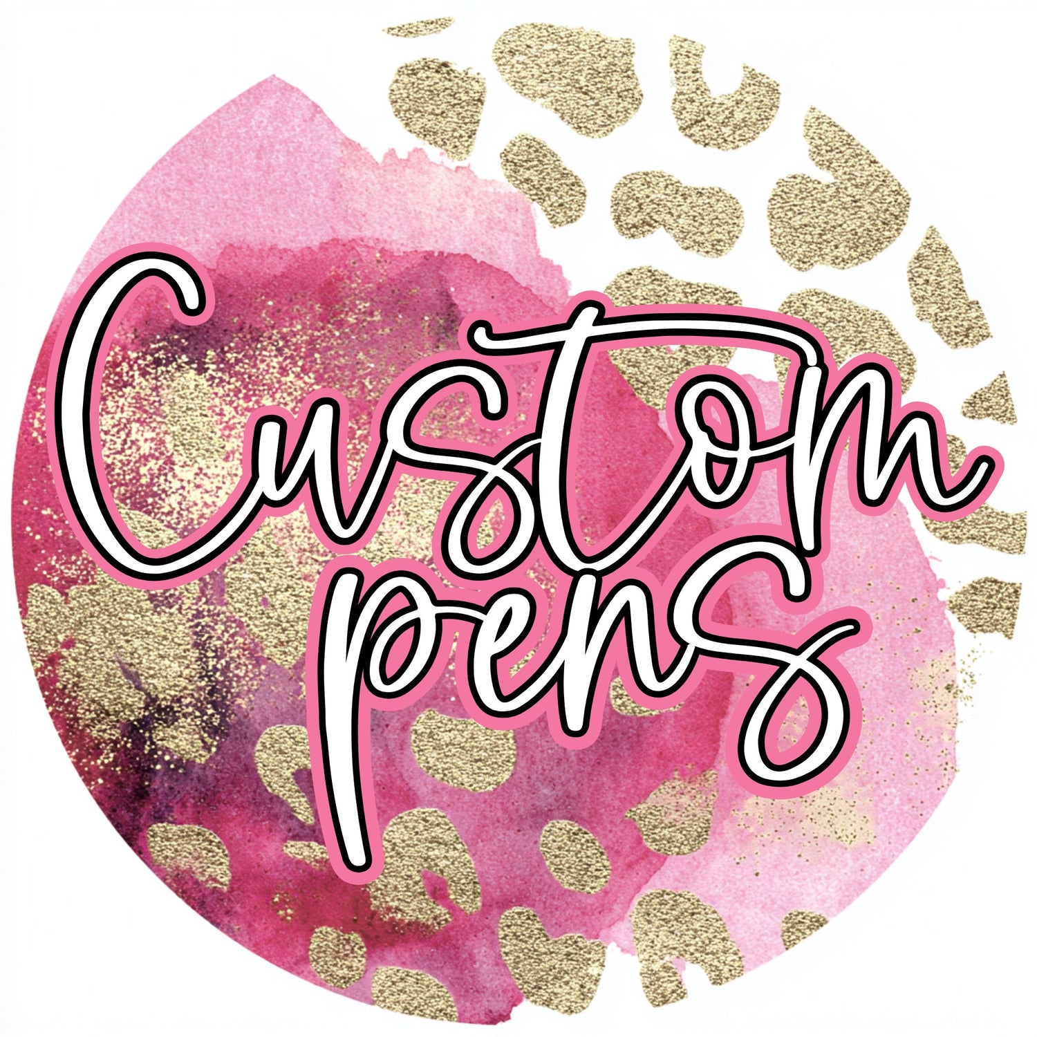 Custom Refillable Ink Joy glitter pens