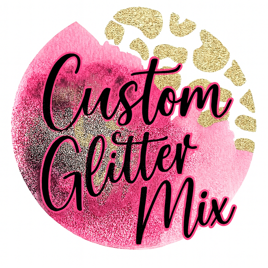 Custom mix at the glitter bar