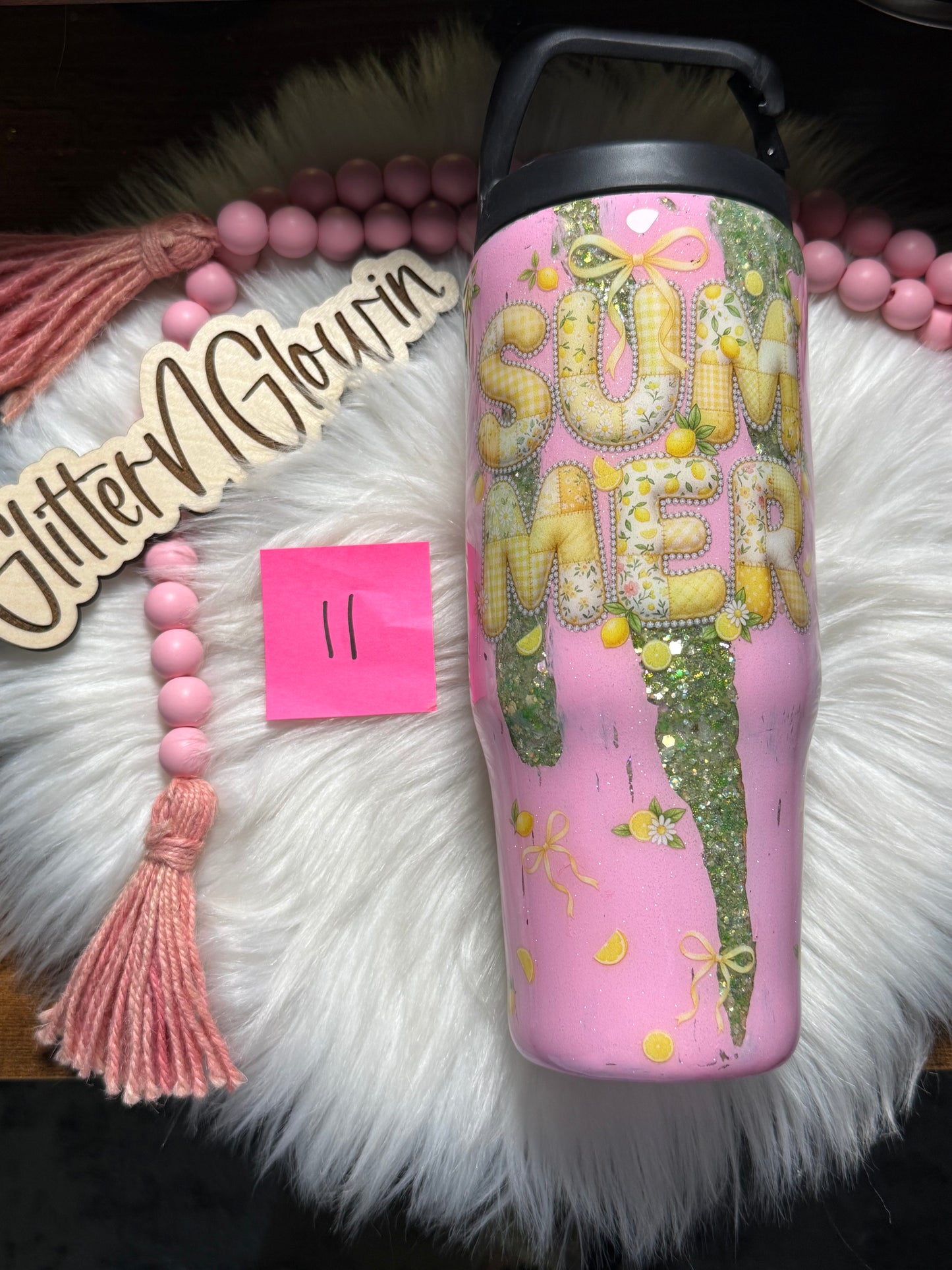 11. 30 oz Clipmate – Crackle w/ Summer Lemons