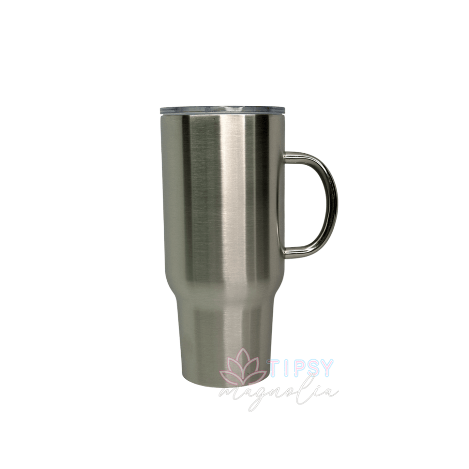 32oz Tipsy Magnolia Traveler HandleTumbler