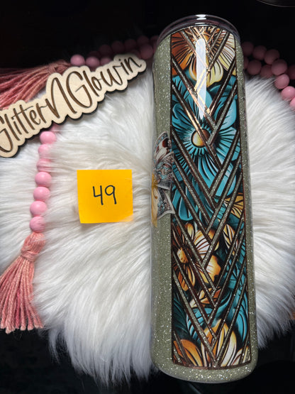 49. 35oz Double braid western cup