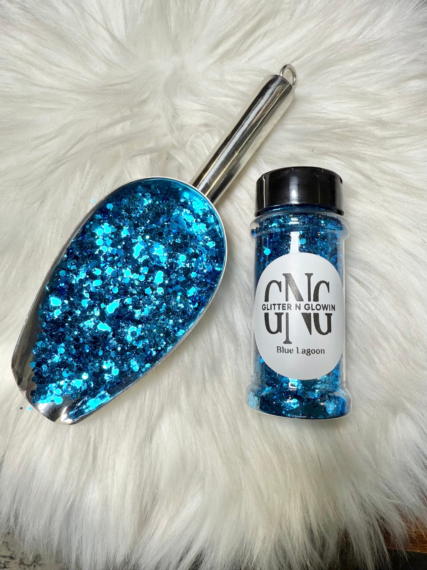 Blue Lagoon Chunky Metallic Glitter