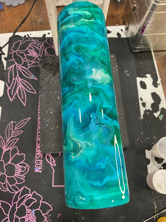 Tik tok live Ink #4 32oz Tipsy Teals/Blue