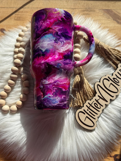 22. 24oz Traveler – Pink & purple inks w/decal