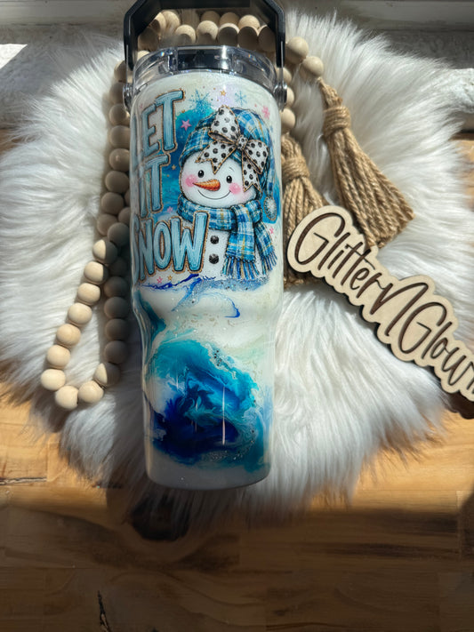 5. 30oz Clipmate – Marble ink w/snowman