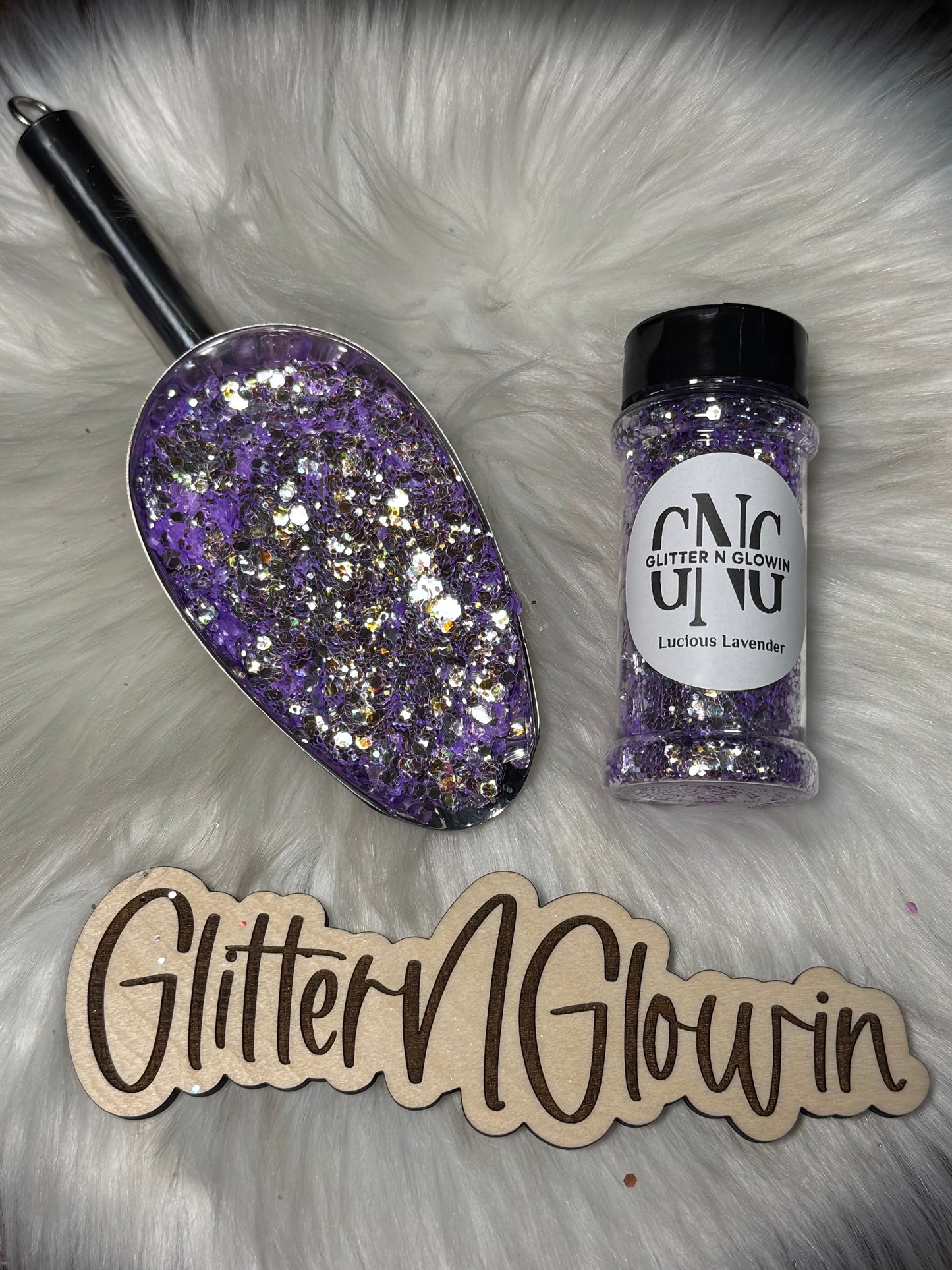 Lucious lavender Chunky glitter