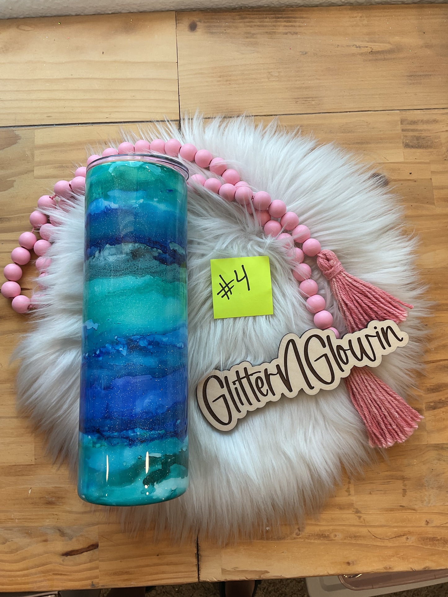 4. 30oz Skinny – London Fog in blues and teals