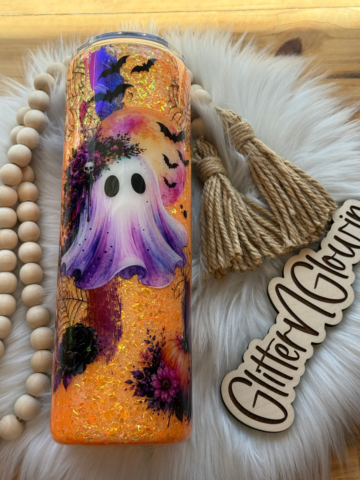 9. 30oz Skinny – Too cute to spook ghost