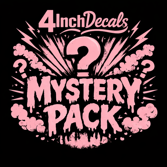 4 inch UVDTF MYSTERY PACK (15 decals)