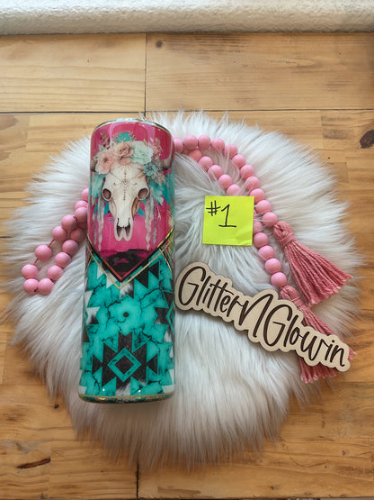 1. 30oz skinny– Double V split western mashup