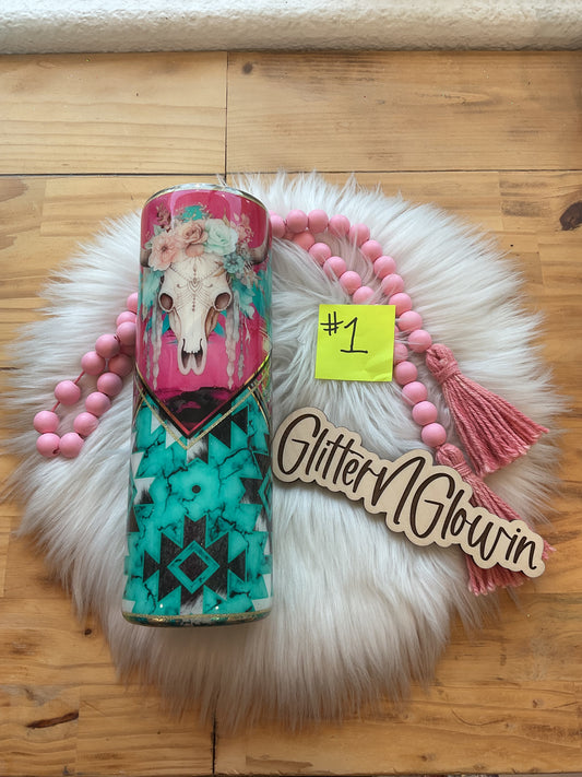 1. 30oz skinny– Double V split western mashup
