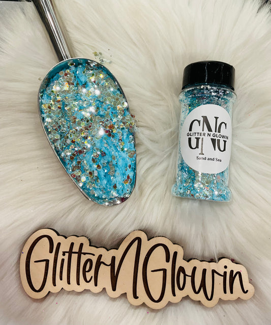 Sand and Sea Chunky glitter