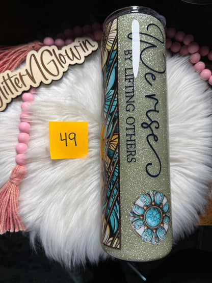 49. 35oz Double braid western cup