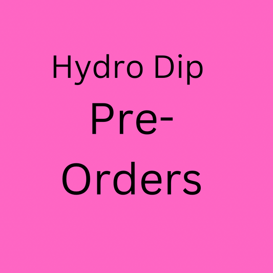 Pre Order Hydro dip Tumblers