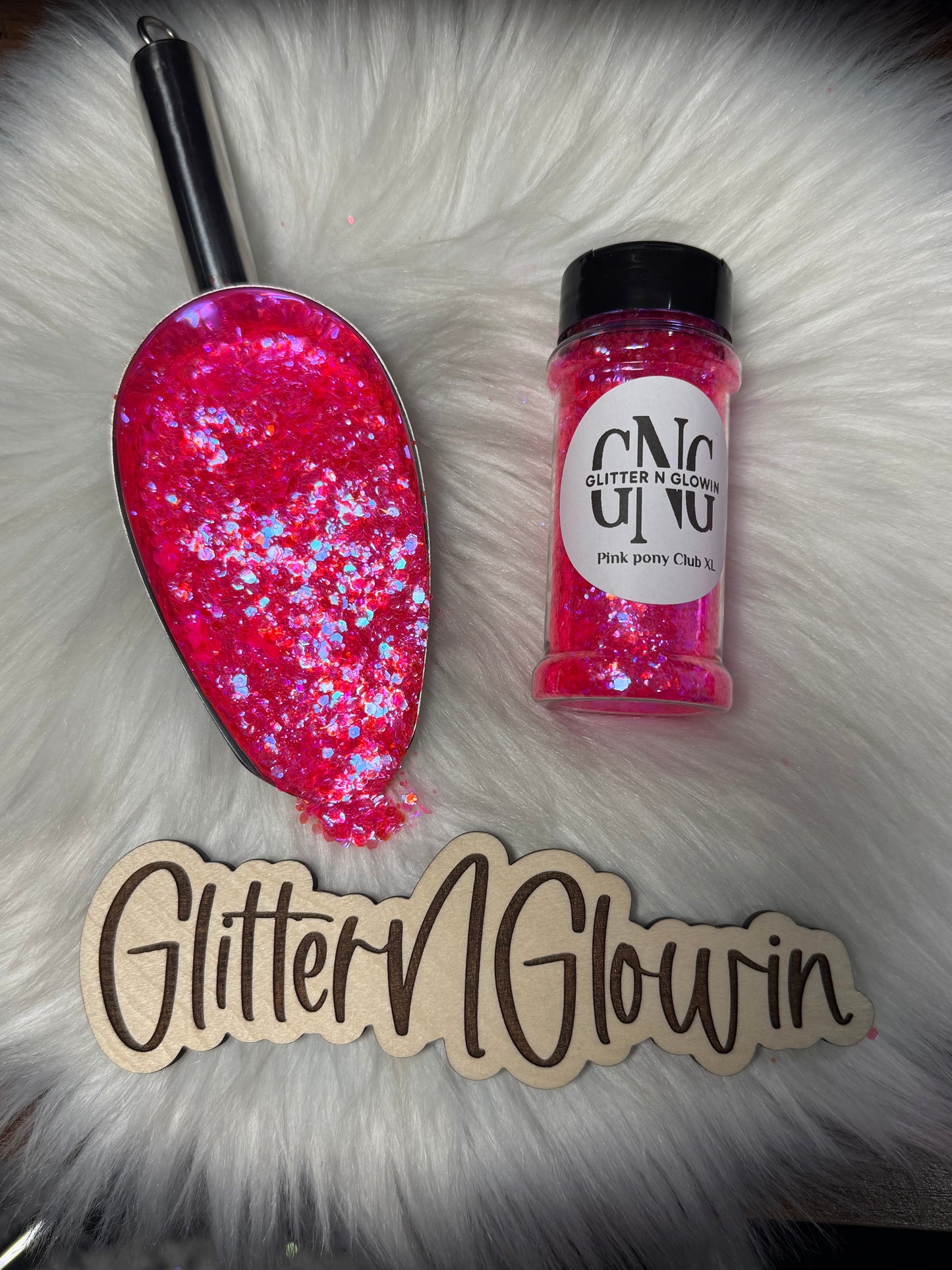 Pink paint Club XL Chunky glitter