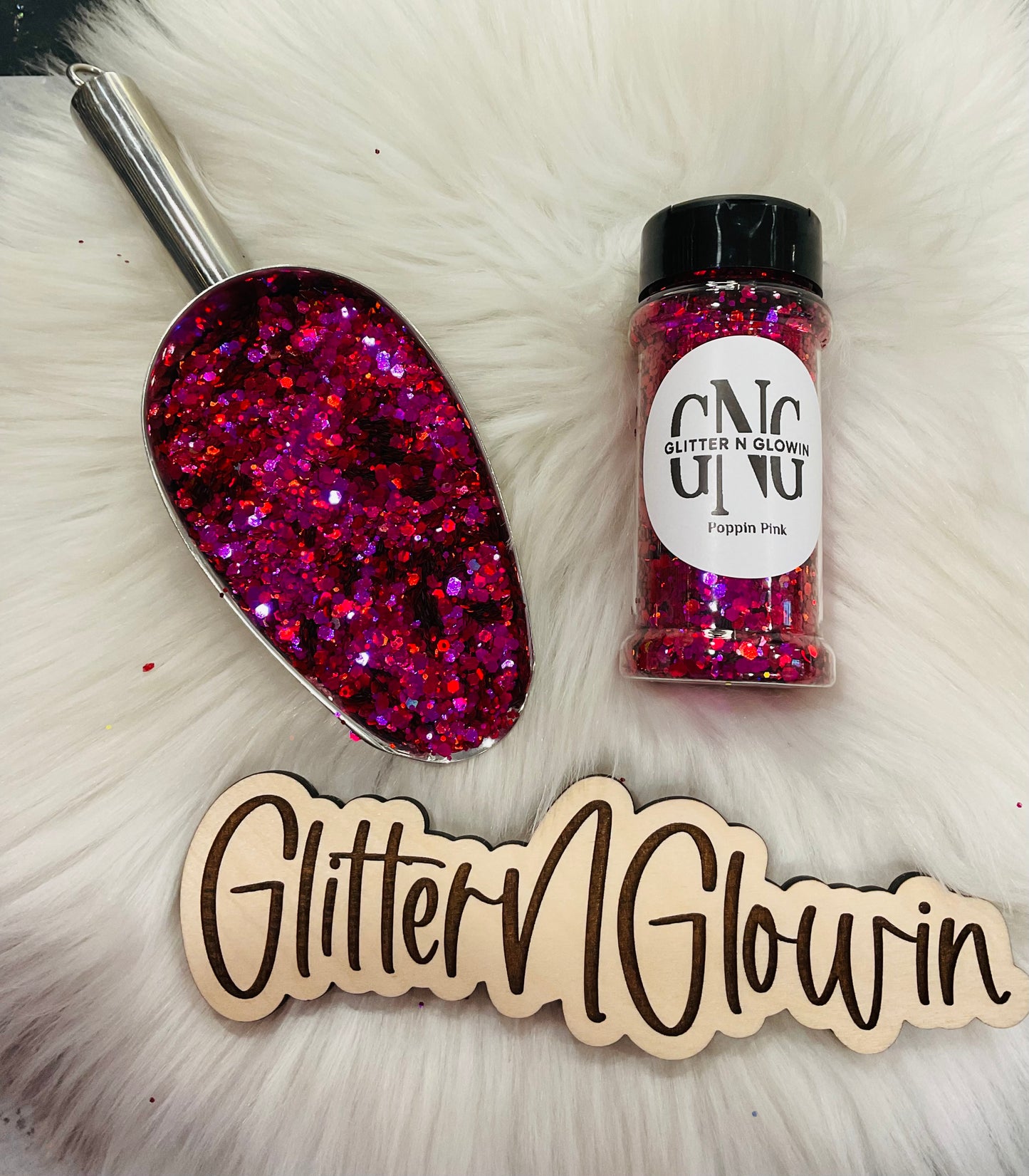 Poppin Pink Colorshift Chunky glitter