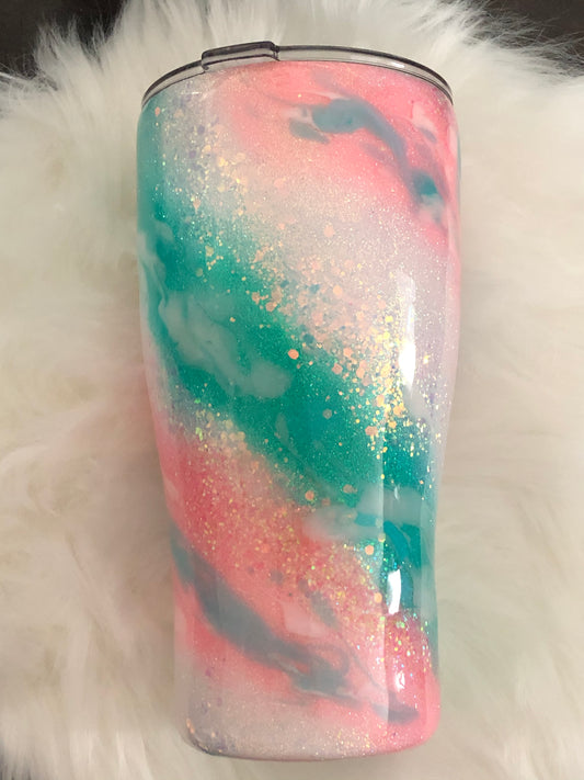 Milky Way Glitter tumbler